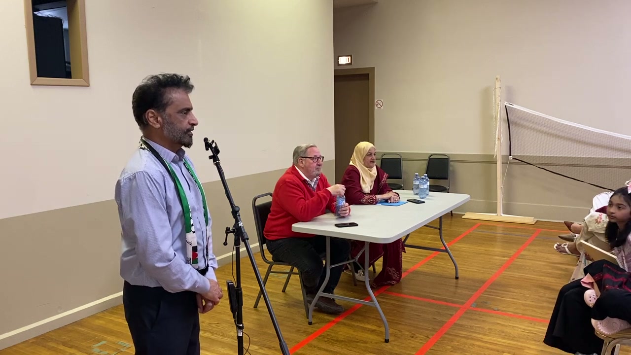 Community members and candidates at the Meet and Greet event